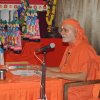 Poojya Swamiji during one of the discourses